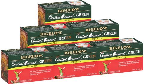 Bigelow Herbal Constant Comment® w/Complex Orange Black Notes Caffeinated Black Tea (Case Of 6)120 Bags