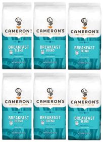 Cameron's Specialty Premium Breakfast Blend 100% Premium Arabica Light Roast Ground Beans Caffeinated Coffee (Case Of 6)12oz Bags