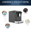 Dafino-205 Fully Automatic Espresso w/ Milk Frothier Black Espresso & Coffee Machine, (Pack of 1) Machine