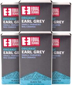 Equal Exchange Organic Earl Grey w/Bergamot & Citrus Caffeinated Black Tea (Case Of 6) 120 Bags