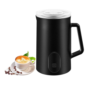 Electric Milk Frothier Steamer 4-in-1 Multifunctional Maker Automatic Quiet Milk Warmer Latte/Cappuccinos/Hot Chocolate (Pack of 1) 19.95-oz Unit