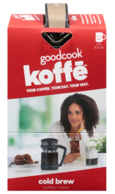 Goodcook Koffee 1.5L Glass Cold Brew Coffee Maker (Pack of 1) 51oz-12 Cup