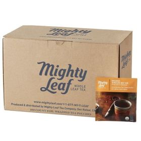 Mighty Leaf Organic Herbal African Nectar w/Rooibos, Hibiscus, Marigold Caffeinated Tea (Case of 6) 96 Tea Bags