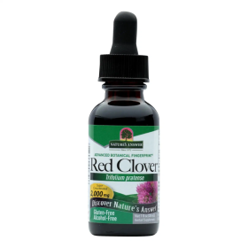 Nature's Answer Red Clover Extract Supplement Alcohol Free Natural Mood Support  Hormone Balance for Women Menopausal Support (Pack of 1) 1oz Bottle