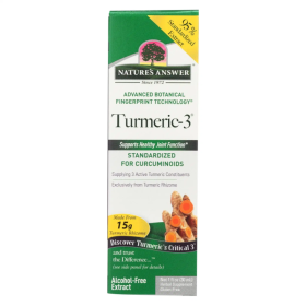 Nature's Answer Turmeric 3 Liquid 15g Supports Healthy Joints Function (Pack of 1) 1oz Bottle