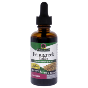 Nature's Answer Fenugreek Seed w/Organic Low Alcohol, 2000mg for Unisex Dietary Supplement (Pack of 1) 2-oz Bottle