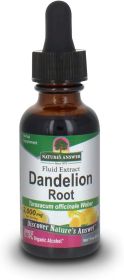 Nature's Answer Organic Herbal Dandelion Root w/Low Alcohol 2000mg Extract Supports Liver Function Gluten-Free (Pack of 1) 2-oz Bottle