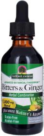 Nature's Answer Alcohol Free Bitters & Ginger Supports Digestion Supports Stomach Function (Pack of 1) 2-oz Bottle