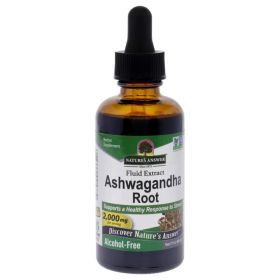 Nature's Answer Herbal Ashwagandha Root  Supplement Maintain Healthy Immune Function Supports Body Against Stress Alcohol-Free (Pack of 1) 2-oz Bottle