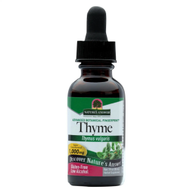 Nature's Answer Thyme Herb w/Organic Alcohol, Promotes Respiratory Function Supports Healthy Lungs (Pack of 1 ) 1oz Bottle