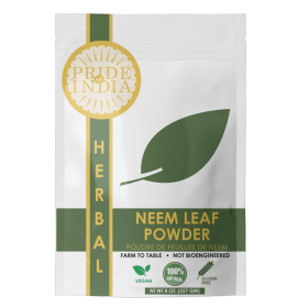 Pride Of India Organic Herbal Natural Neem/Margosa Caffeine-Free Powder (Pack of 1) 227 gm