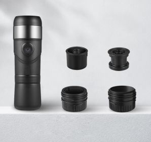 Portable Car Coffee Machine. Espresso Coffee + Capsule Extraction 24W integrated 60ml-150ml, Car Coffee Charging (Pack of 1) 50 Cups