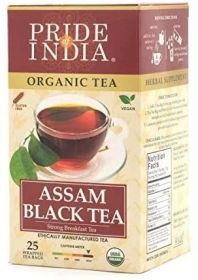 Pride Of India Natural Assam Breakfast Black Caffeinated Tea  (Pack of 4) 100 Tea Bags