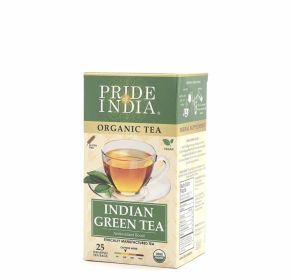 Pride Of India Natural Indian Green Tea Certified Pure & Natural Tea (Pack OF 5) 500 Tea Bags