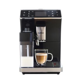 Dafino Fully Automatic Espresso Machine w/Milk Tank, Black Coffee Maker (Pack of 1) 19 Bar