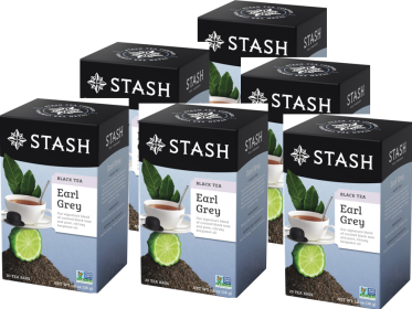 Stash Herbal Earl Grey Infusion Breakfast Brew Scented w/No Artificial Ingredients Caffeinated Black Tea (Case of 6)120 Tea Bag Totals