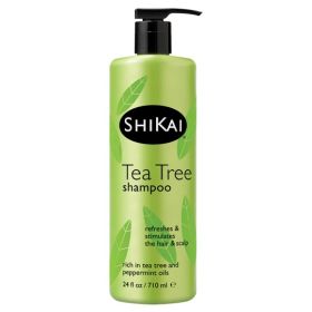 Shikai Products Shampoo w/Peppermint Tea Tree (Pack of 1) 24oz Bottle