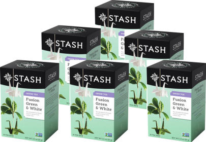 Stash Herbal Fusion Green & White Caffeinated Tea (Case Of 6)18 Tea Bag Totals