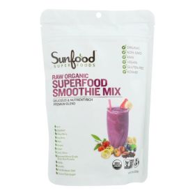 Sunfood Superfood Raw Organic Superfood Smoothie Mix Original Coffee Substitute (Pack of 1) 8oz Bag