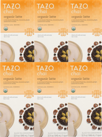 Tazo Classic Chai Latte Contrate Black Tea (Case Of 6) 32oz Boxes