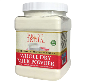 Pride Of India - Whole Dry Milk Powder (Pack of 1) 20oz  Jar