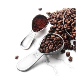 Stainless Steel Spoon for Loose Tea Sugar Powder or Flour (Pack of 1) 15ml and 30ml Spoon