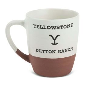 Yellowstone Dutton Ranch Stoneware Coffee (Pack of 1) 16oz Mug