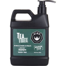 GIBS Grooming Tea Tree w/Scent of Rosemary, Basil Integrating Shampoo Magnum Size (Pack of 1) 33.8oz Jar