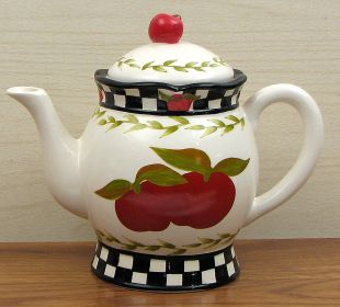 Ceramic Apple Teapot