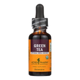 Herb Pharm Certified Organic Green Tea Liquid Extract (1 Each) 1oz Bottle