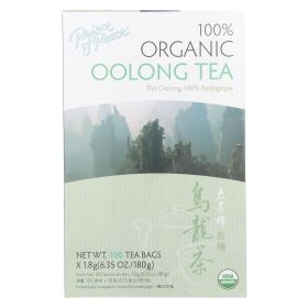 Prince of Peace Organic Herbal Oolong Health Benefits Unsweetened Caffeinated Black Tea (Pack of 1) 20 Tea Bags