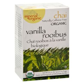 Uncle Lee's Imperial Organic Herbal Chai, Rooibos, Vanilla,100% Gluten-Free Caffeine-Free Tea (Pack of 1) 18 Tea Bags