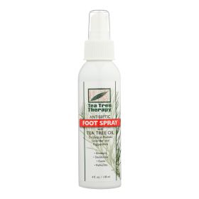 Tea Tree Therapy - Foot Spray Antiseptic  (Pack of 1) 4.0oz Spray