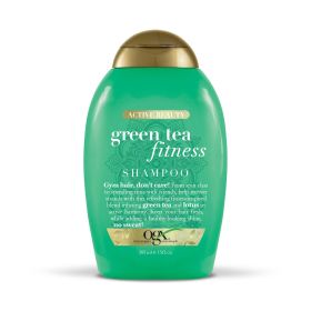 OGX Active Beauty Green Tea Fitness Shampoo (Pack of 1) 13oz Bottle