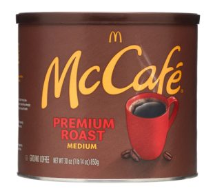 McCafe Premium Roast 100% Arabica Medium Roast Ground Bean Kosher Caffeinated Coffee (Pack of 1) 30oz Can