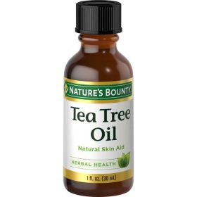 Nature's Bounty Tea Tree Oil;  Herbal Health Oil;  Supports Skin Health; (Pack of 1) 1 fl oz