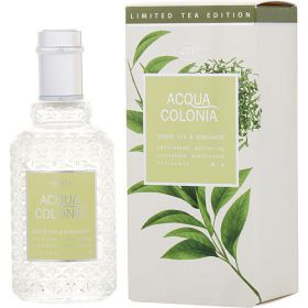 Design House of 4711 Acqua Colonia Green Tea & Bergamo Light Refreshing Spicy & Aromatic Fragrance for Women & Men (Pack of 1)1.7oz Spray Bootles