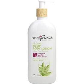 Cannafloria by Cannafloria Be Clear HEMP Body Lotion Blend Of Eucalyptus & Tea Tree (Pack of 1) 12oz Bottle