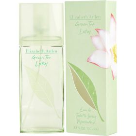 Elizabeth Arden GREEN TEA LOTUS Possesses A Blend of: Plum, Cherry Blossom, Yuzu, Lily, Lotus EDT Spray (Pack of 1) 3.3oz Jar