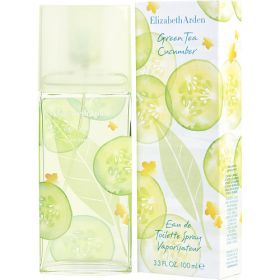 Elizabeth Arden Green Tea Cucumber w/Watermelon, Cucumber, French Violet, Amber EDT For Women Spray (Patch of 1) 3.3oz Jar