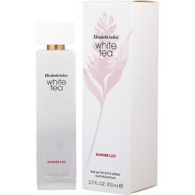 Elizabeth Arden White Tea  Blend of: White Ginger Lily Violet Ginger Musk Tonka Bean; GINGER LILY EDT Spray (Patch of 1) 3.4oz Jar