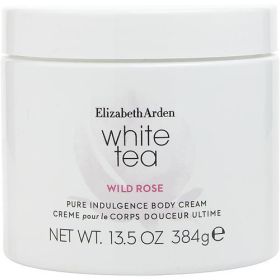 Elizabeth Arden White Tea w/Mandarin Orange, Clary Sage, Fern, Sea Notes Wild Rose Body Cream (Pack of 1)13.5oz Jar