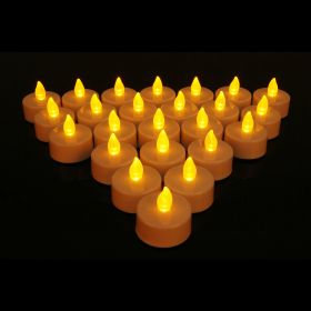 Tealight 120x LED Tea Lights Candles Battery Operated Flickering Flameless Realistic Tealight (Pack of 1)