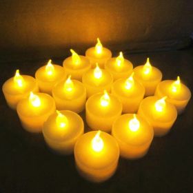 Tea Lights 240x LED Candles Battery Operated Flickering Flameless Realistic Tealight (Pack of 1) 240x LED Tea Lights