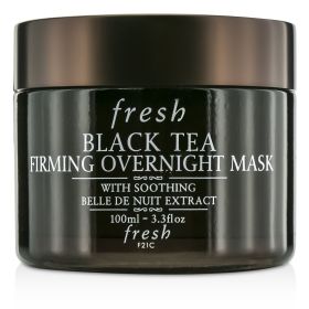 FRESH Black Tea 12216/3255 Firming Overnight Mask w/Soothing Belle De Nuit Extract F21C (Pack of 1)100ml/3.3oz Jar