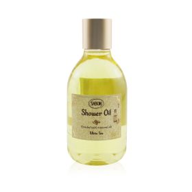 Sabon Shower Oil White Tea (Plastic Bottle) 923391 Moisturizing Body Wash | Bergamot, White Rose, Jasmine (Pack of 1) 300ml/10.5oz