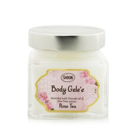 Sabon Large Body Gelee Rose Tea 923292 Exfoliating Dead Sea Salt Body Scrub | Lemon, Bergamot, Citrus 200ml(Pack of 1) 7oz Jar