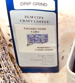 Elm City Craft Organic Lavender Fields  Brazil Eagle Mogiana Medium Roasted Whole/Drip Grind  Beans Sample Size Coffee  (Pack of 1) 2oz Purple Bag (Color: Drip Grind, Size: 2 oz)