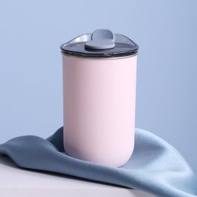 Fashion Personality Stainless Steel Portable Cup (Option: Pink-300ml)