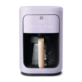 Drew Barrymore Programmable Drip Coffee Maker w/Touch-Activated Display (Pack of 1) 14-Cup (Color: Lavender)